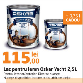Oskar yacht 2.5+0.75l